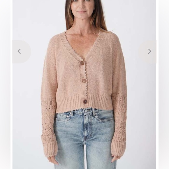 Rachel Comey Sweaters - Rachel Comey Olia Cardigan Peruvian Cotton Camel Large